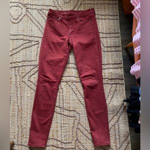 Gap high rise skinny jeans size 28R